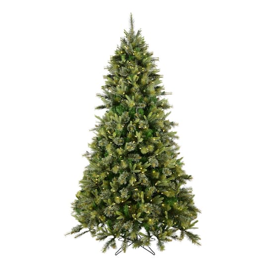 7.5ft. Pre-Lit Cashmere Pine Artificial Christmas Tree, Warm White Dura-Lit® LED Lights